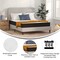 Emma and Oliver Asteria Premium ComfortMedium Firm Hybrid Innerspring Mattress in a Box with Knitted Fabric Top and CertiPUR-US Certified Foam